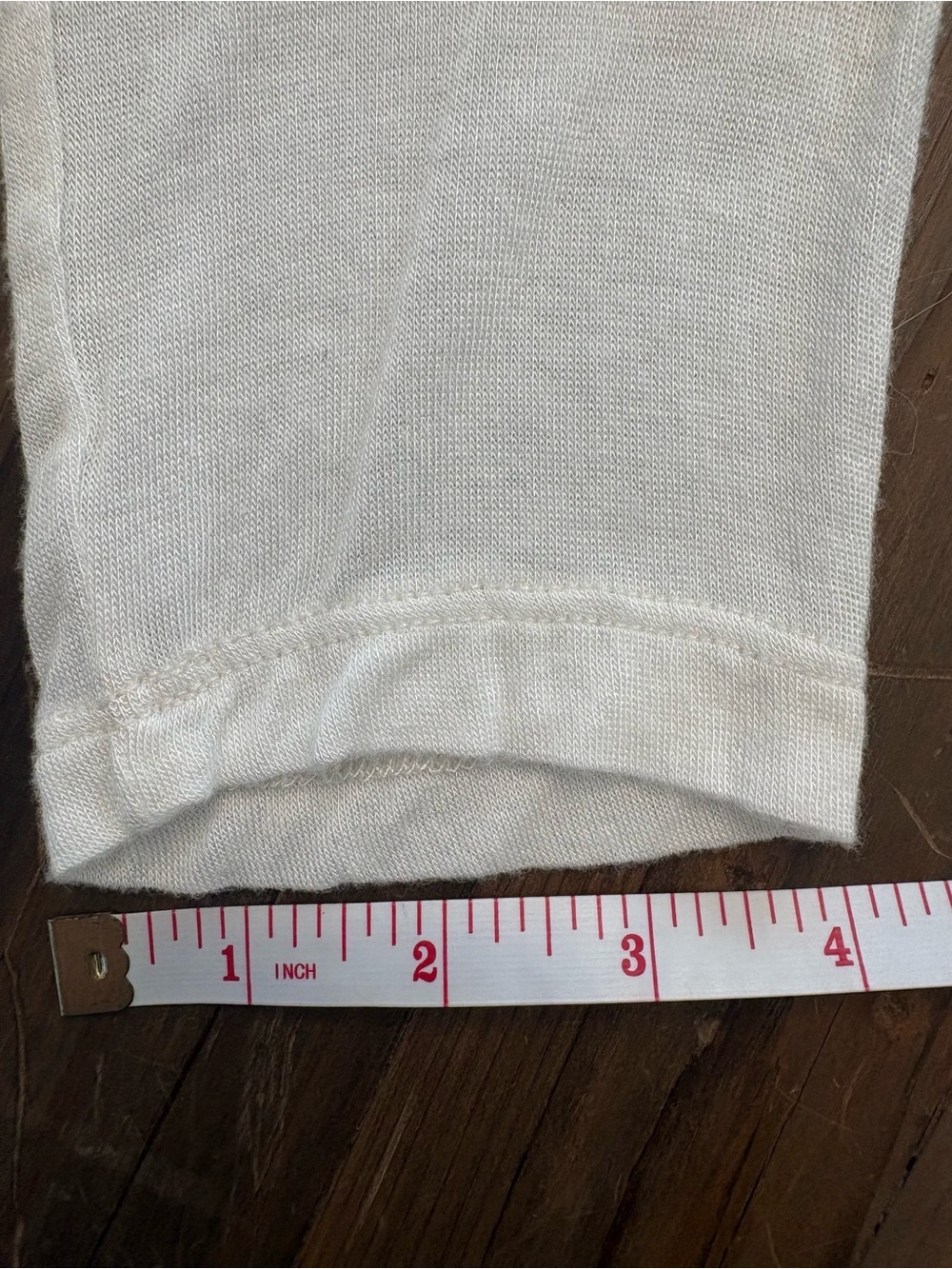 Forever 21 Off White Asymmetrical Handkerchief Hem Tunics Top - Size Large - Picture 7 of 7